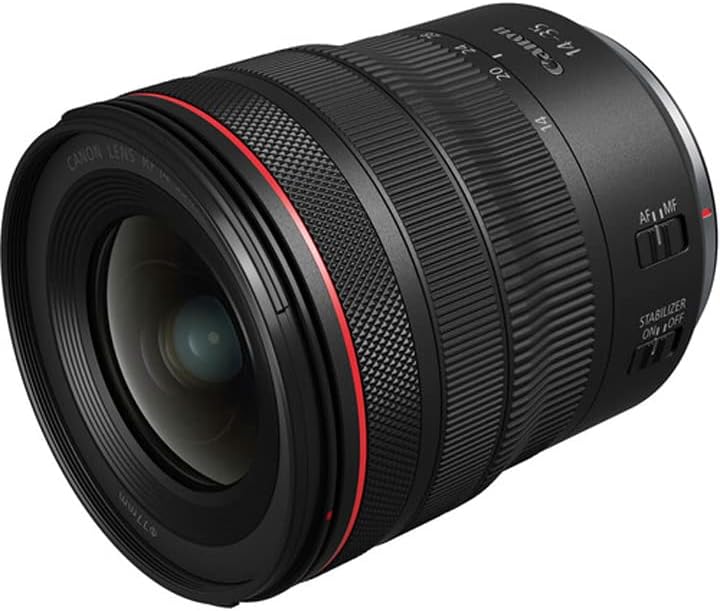 Обектив Canon RF 14-35 mm f /4 L is USM + Комплект филтри от 3 части + сенник за обектив