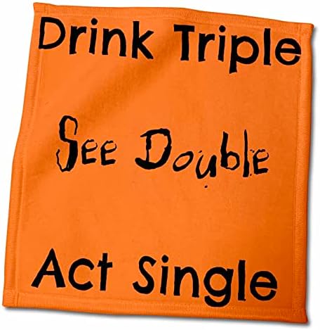 3дрозовый напитка тройна see double закона за единична черен надпис на orange облегалката - Кърпи (twl-201911-3)