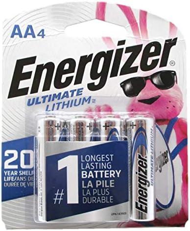 Литиеви батерии тип АА Energizer Ultimate, 8 броя (L91SBP-8)