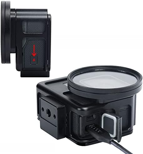 За Gopro Hero7 Метален Капак на отделението за батерията за спортни камери Акумулаторна Страничен капак Hero 9 Метална Страничен