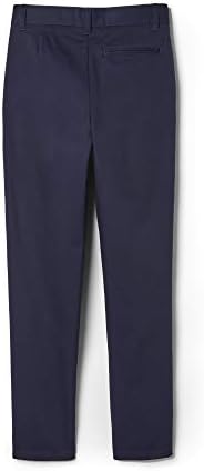 Панталони свободно намаляване с регулируема талия за момчета French Toast (Standard & Хъски), тъмно синьо, 12 тънки