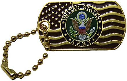 MWS Комплект от 12 Развевающихся Златни Знамена на Армията на Съединените Щати, Шапка, на Жени за Лацкана Шапки / Ключодържател