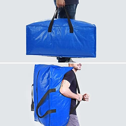 Преносими чанти Surblue за съхранение в общежитието, Преносими чанти, Много Голям, Опаковки, чанти за съхранение на дрехи с ремъци за