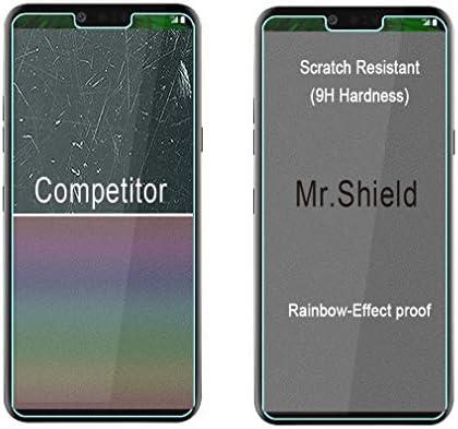 [КОМПЛЕКТ от 3 позиции] -Защитно фолио Mr.Shield, разработена за LG G8 ThinQ [от закалено стъкло] с замяна на доживотна