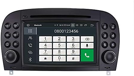 TAFFIO 7 Сензорен екран, GPS Навигация Главното устройство Радио CarPlay AndroidAuto Съвместими с Mercedes SL SL350 SL500 SL55 SL600