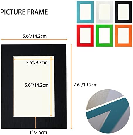 Набор от Рамки за картини YIYINOE 4x6 от 12 парчета, Наклеивающиеся Рамки за снимки, Лесна Картонена поставка за снимки за