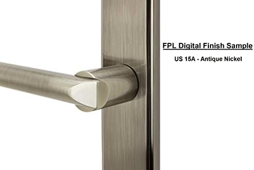 Ключалка за плъзгащи се врати двор FPL Ambassador - Античен Никел (US15A)