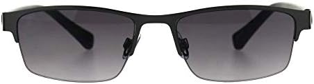 Многофокусные Прогресивно Слънчеви очила за четене 3 Мощност в правоъгълник с 1 Половин рамки