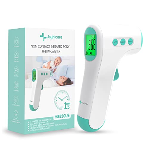Термометър за челото Joyhicare и Термометър за челото и ушите 3-в-1 за сканиране на Челото за възрастни