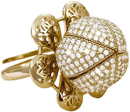 Сватбени и Годежни Пръстени дамски Регулируеми подарък модни пръстени с цветя модел под формата на короната
