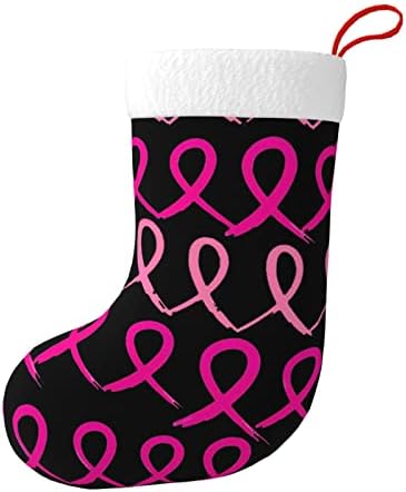 Коледни Чорапи Augenstern От Рак на млечната жлеза Розови Двустранни Чорапи За Окачване на Камината