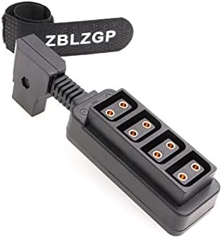 ZBLZGP Ультракороткий кабел-Сплитер D-tap за 4 порта, D-tap за фотоапарати ARRI RED TILTA Steadicam