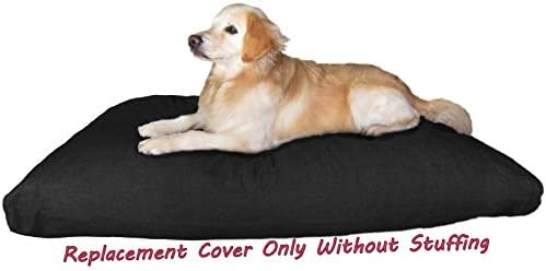 Dogbed4less Сверхпрочное Черно Холщовое Одеало за домашни любимци, Покривки за легла за кучета XXXLarge Jumbo 55 X47 - само Взаимозаменяеми