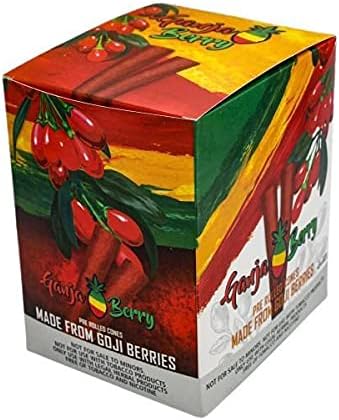 Рога с плодове Ganja, Изработени от плодове goji - Напълно естествени - по 2 броя в опаковка (24 опаковка)