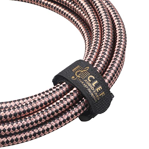 Микрофон кабел Clef Audio Labs XLR Male - XLR Female, 1 Фут, Черен Корпус с алуминиеви, Медни плитка, Позлатени 3-контактни конектори