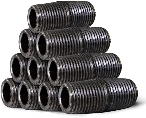 Доставка гигантски стоманени черни тръби 1/2 x 1 сантиметър (10 броя в опаковка), високо съдържание на промишлени Ковких стоманени
