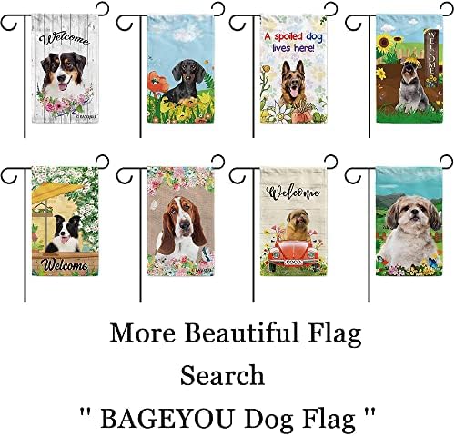 Обичай Флаг Добре Дошли В Дома на голямото куче, Кучешки Лапи, Костен Двор, Селска Къща, Банер Тук Живее най-Добрата в света