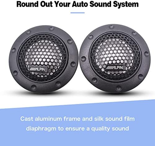 Високочестотни говорители за авто Аудио Авто Стереодинамик, Алуминиева Рамка и Диафрагменный Високочестотен Говорител на 4 Ω 320 W Звук
