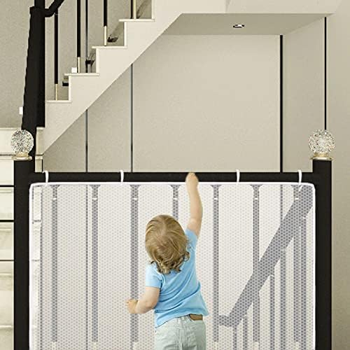 Детска Защитна Мрежа Feestars, Мрежа за стълби / Огради, парапети за детето, Защитна Мрежа за стълба ограда на балкона-Отвътре