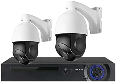 8-канален 4K POE H. 265 NVR ВИДЕОНАБЛЮДЕНИЕ за Сигурност Outdoor HD 30XZoom PTZ Водоустойчив Бързо Куполна камера Система