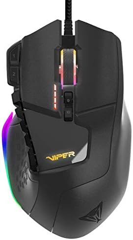 Лазерна мишка Patriot Viper Gaming V570 RGB Blackout Edition Pro с резолюция до 12 000 dpi