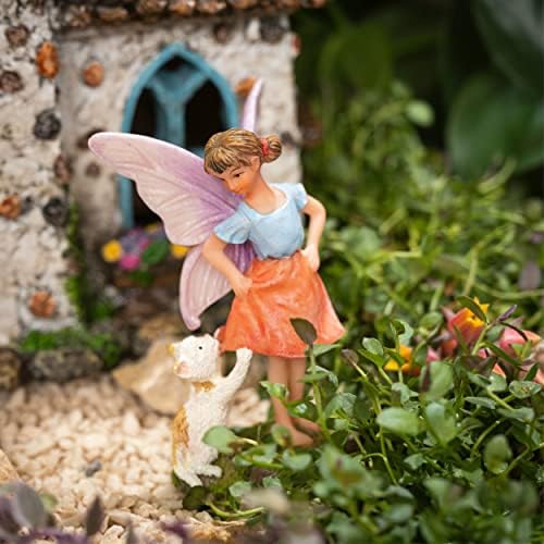 Комплект за къща в приказна градина PRETMANNS - Аксесоари за невероятната градина на открито - Страхотна къща и Феи за Приказна