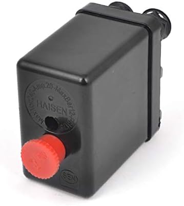Клапан за управление на реле за налягане въздушен компресор X-DREE 175PSI 4-Портов 1/4 PT AC 240V 20A (Клапан за управление на