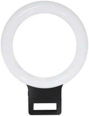 LEPSJGC Околовръстен лампа за Селфи, USB Зареждане, Преносима светкавица за Селфи, Led Камера За Снимки на телефона, Околовръстен лампа, който подобрява снимки (Цвят: D)