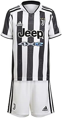 домашен комплект adidas Soccer Juventus 21/22 за деца (XX-Малък) Бял / Черен