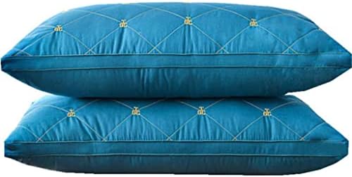 King Size за сън топола Алтернативни Меки Възглавници с пълнеж от плюшено влакна Премиум-клас, Поддържащи Легло за сън отстрани и на гърба (Цвят: A, Размер: Висок)