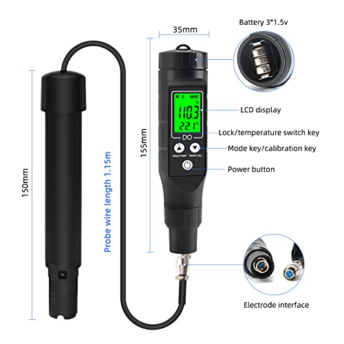 Измерване на разтворен кислород RCYAGO Smart Bluetooth