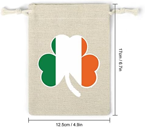 Ирландския Флаг, Детелина, Завязки, Чанта За Съхранение, Подаръчни Опаковки За шоколадови Бонбони, Множество Сгъваема и Компактна