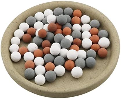 DGHAOP Минерални топки за сладководен аквариум 7-8 мм (червен 70 г Сив 70 г бял 70 г) Турмалиновые топки