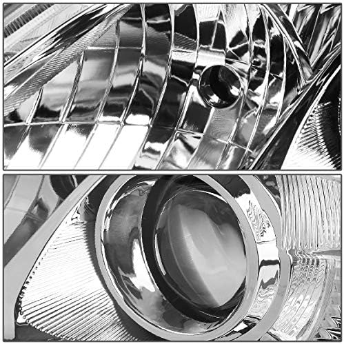 Auto Династията Двойка Лампи за изграждане на Фарове с Прозрачни Ъглови проектор в черен Корпус, Съвместим с Camry XV40 10-11