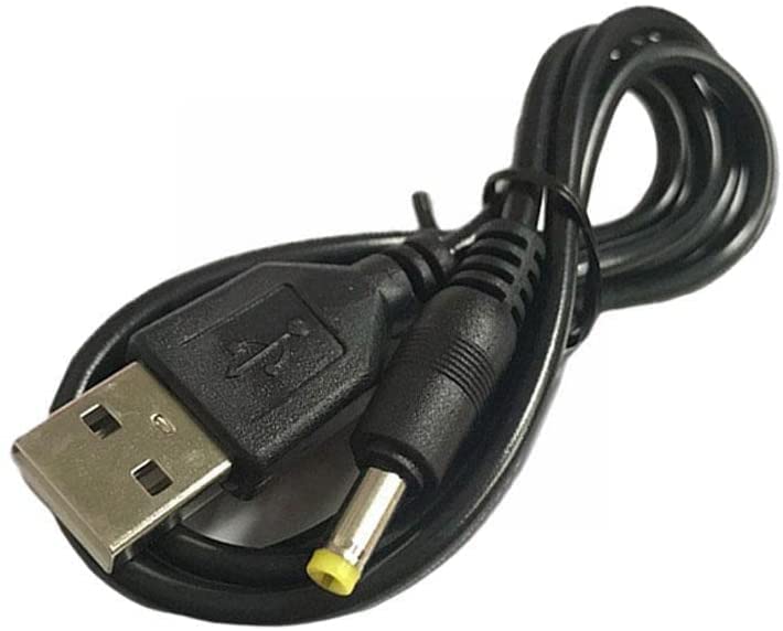 Кабел с дължина 0,8 m Подходящ кабел за PSP 1000 2000 3000 USB за връзка с гнездо за постоянен ток, Смяна на зарядно кабел