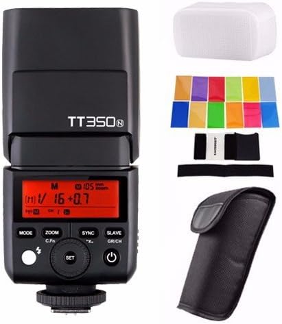 Godox TT350N 2,4 G HSS 1/8000 s TTL GN36 Безжична светкавица Speedlite за цифрови огледално-рефлексни фотоапарати Nikon D810