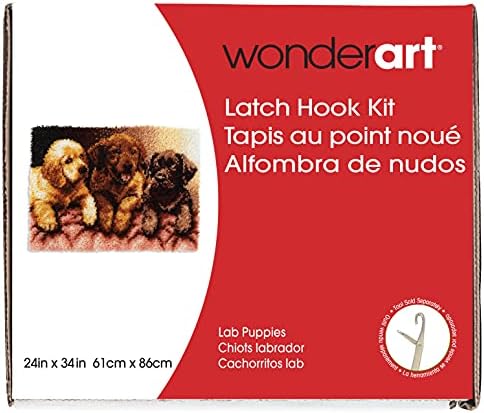 Набор от Куки-ключалки за кученца Wonderart Lab Puppies, 24 X 34
