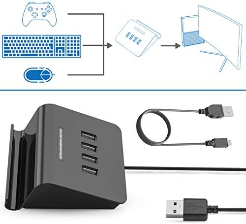 Адаптер конвертор клавиатура и мишка IFYOO KMAX1 за Xbox One/PS4/Switch/PS3 [Приложен USB кабел за синхронизация, за да контролер]