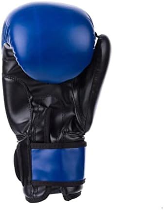 Боксови Ръкавици от изкуствена кожа Fighter Basic, Синьо / Черно, 6-12 грама, 1376APUBBL