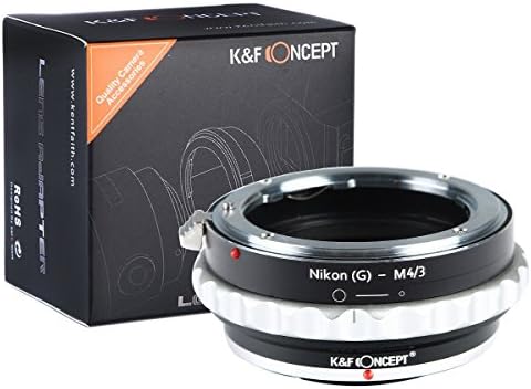 Адаптер за закрепване на обектива K& F Concept Nikon G Обектив на системния адаптер камерата M43 Micro Four Thirds M43 GF2