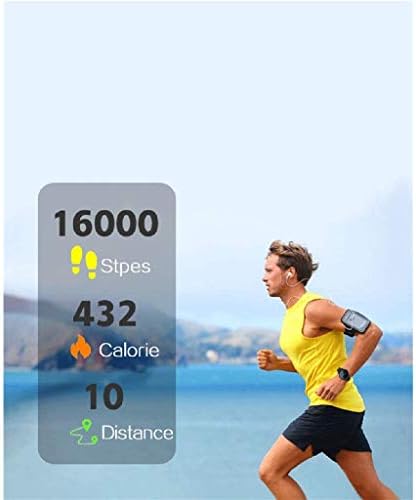 Спортна гривна SDFGH Smart Watch - Проследяване на активността с пульсометром, Крачкомер с монитор сън, брояч на калории на терена
