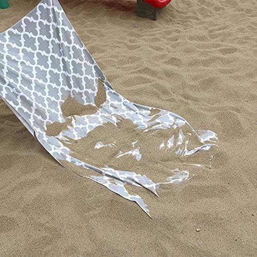 Плажна Кърпа за басейн от Микрофибър Sleepwish 63 x 31 см, Быстросохнущее, Пескостойкое, Впитывающее Влагата Лесно пътни Настилки Кърпа с Двустранно 3D Принтом за Пътуване,