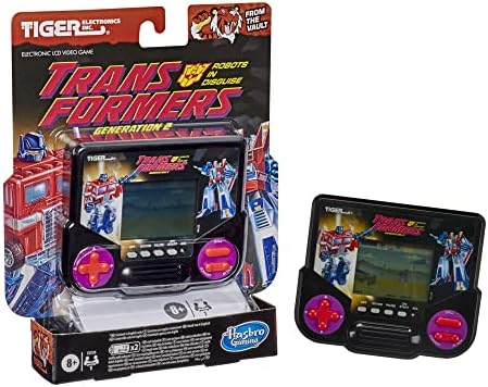 Tiger Electronics Трансформърс Роботи под прикритие Поколение на 2 Електронни LCD видео игра В Ретро стил, Преносими игра за 1 играч на възраст от 8 години и по-възрастни