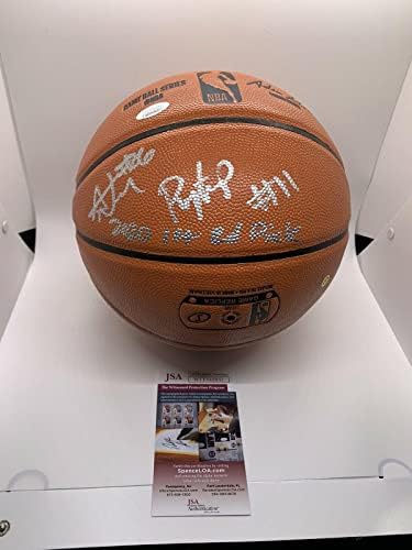 Баскетболен клуб Бостън Селтикс Аарон Несмит Пейтън Причард с Автограф от JSA - Баскетболни Топки с Автографи