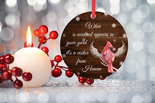 Фундаменталния Ангел Коледна украса за Коледната елха, Украса за спомен от Любимия си човек, Керамични Сувенири, Подарък за спомен,