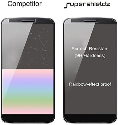 (3 опаковки) Supershieldz е Предназначен за Motorola (Moto G8 Play) Защитно фолио за екран от закалено стъкло, не се драска, без