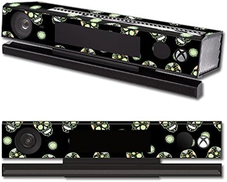 Кожата MightySkins е Съвместим с Microsoft Xbox One Kinect – Нощни черепа | Защитно, здрава и уникална vinyl стикер-опаковка