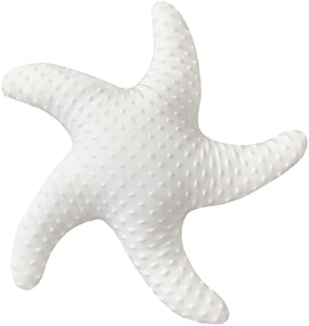Мраморна Имперска Възглавница под формата на Бяла морска звезда, Декоративни Възглавници на Плажна Тема, Меки Постелки под формата на