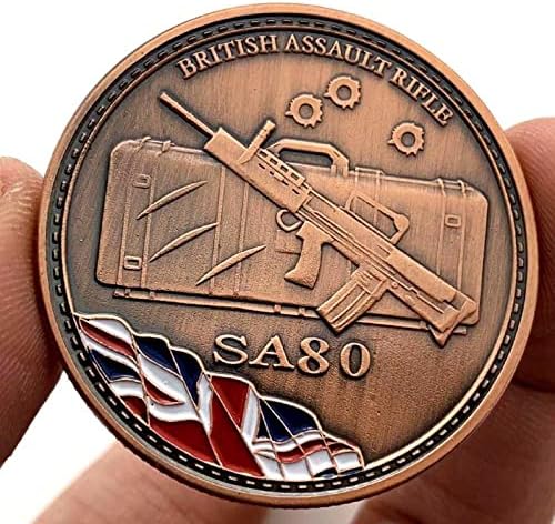 Британски Боен Стъпка SA80 Възпоменателна Монета Снайперист са подбрани Монета за Подарък Щастлив Предизвикателство Монета