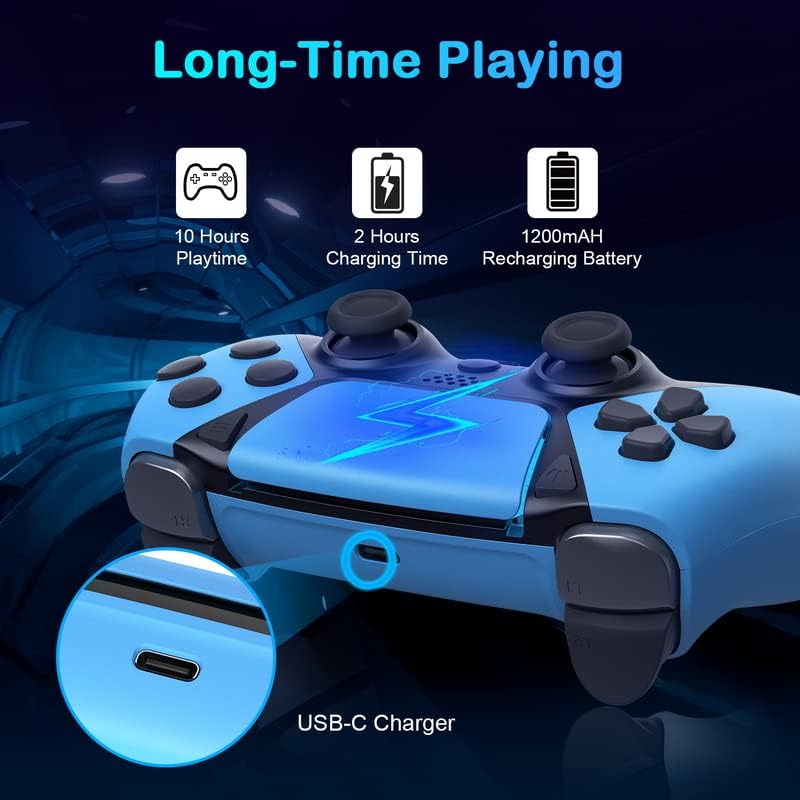 Геймпад Ymir контролера на PS4, Елитен Безжично дистанционно управление контролер за Playstation 4, съвместим с PS4/Slim/Pro/